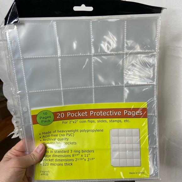 New Unigrade Coin Protective Sheets, Pocket Pages - Picture 3 of 7